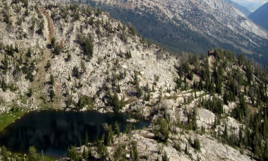 image of Hawk Lake in Wallowa Mountains